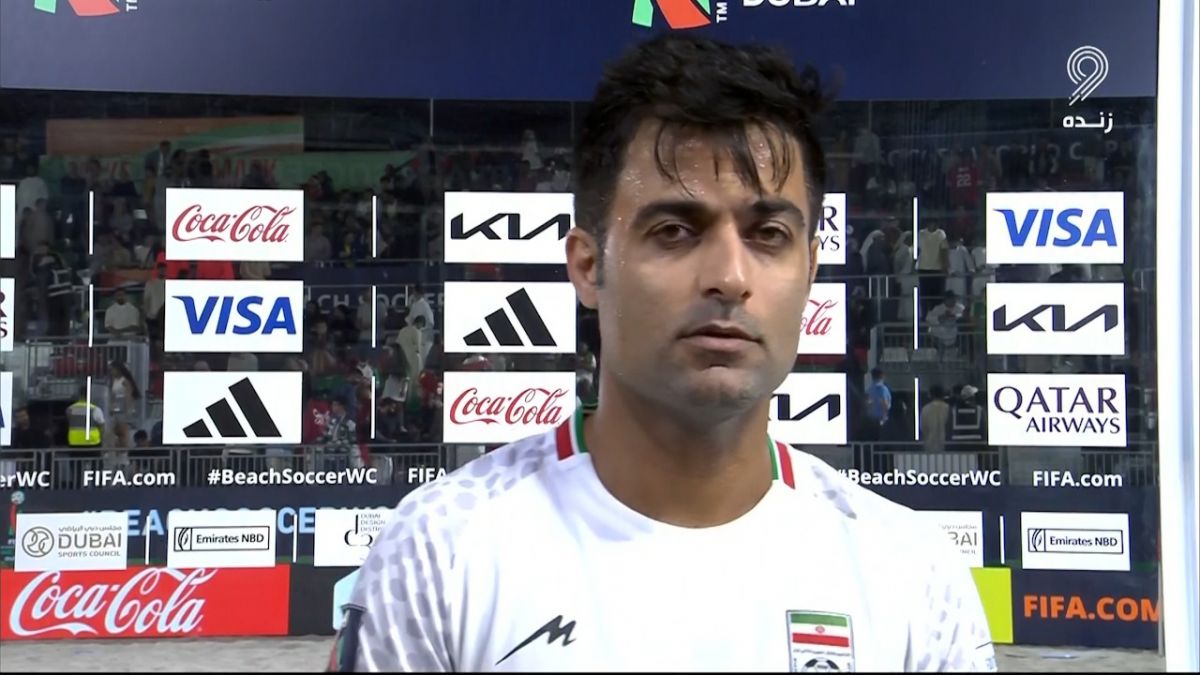 صحبت های مسلم مسیگر بازیکن تیم ملی فوتبال ساحلی بعد از برد امارات