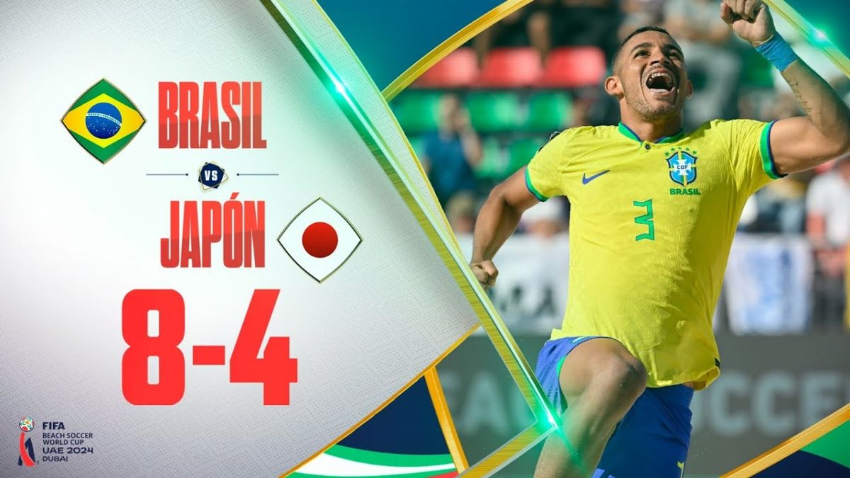 خلاصه بازی فوتبال ساحلی برزیل 8-4 ژاپن