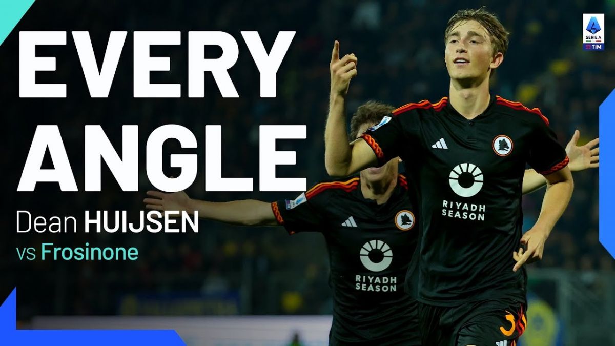 گل زیبای هویسن، مدافع رم به فروزینونه از تمام زوایا