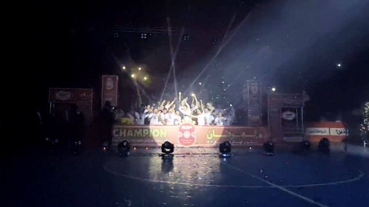 اختصاصی/ جشن قهرمانی تیم فوتسال گیتی پسند در لیگ برتر