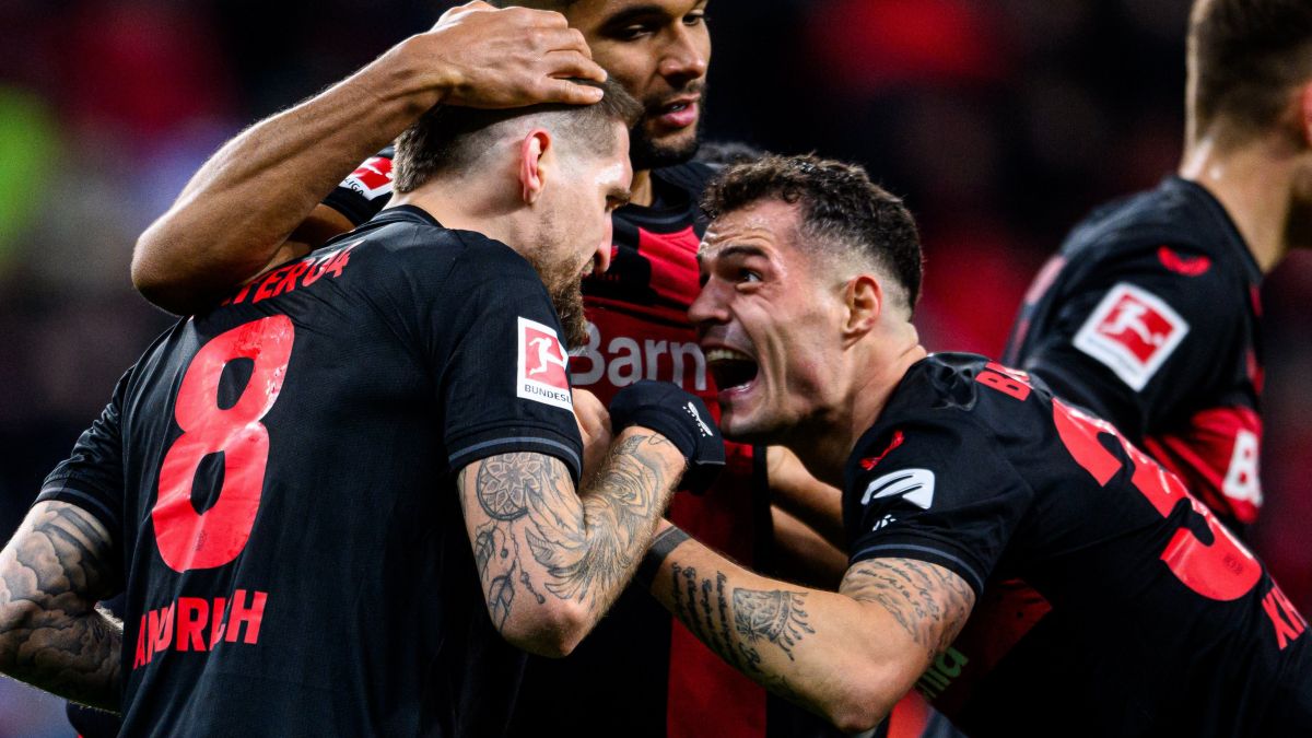 گل استثنایی ژاکا ستاره لورکوزن مقابل ماینتس و ترس ژابی آلونسو از شادی گل عجیب ژاکا