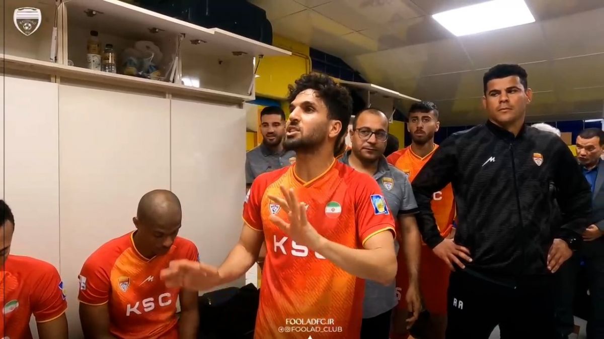 حواشی برد فولاد خوزستان مقابل صنعت نفت آبادان