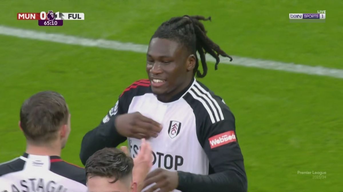 گل اول فولام به منچستریونایتد (کالوین باسی)