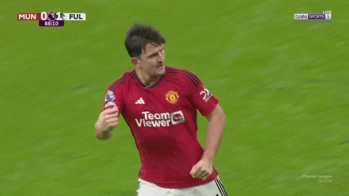 گل اول منچستریونایتد به فولام (مگوایر)