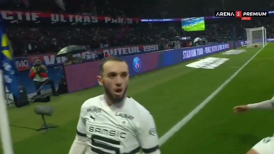 گل اول رن به پاری سن ژرمن (گویری)