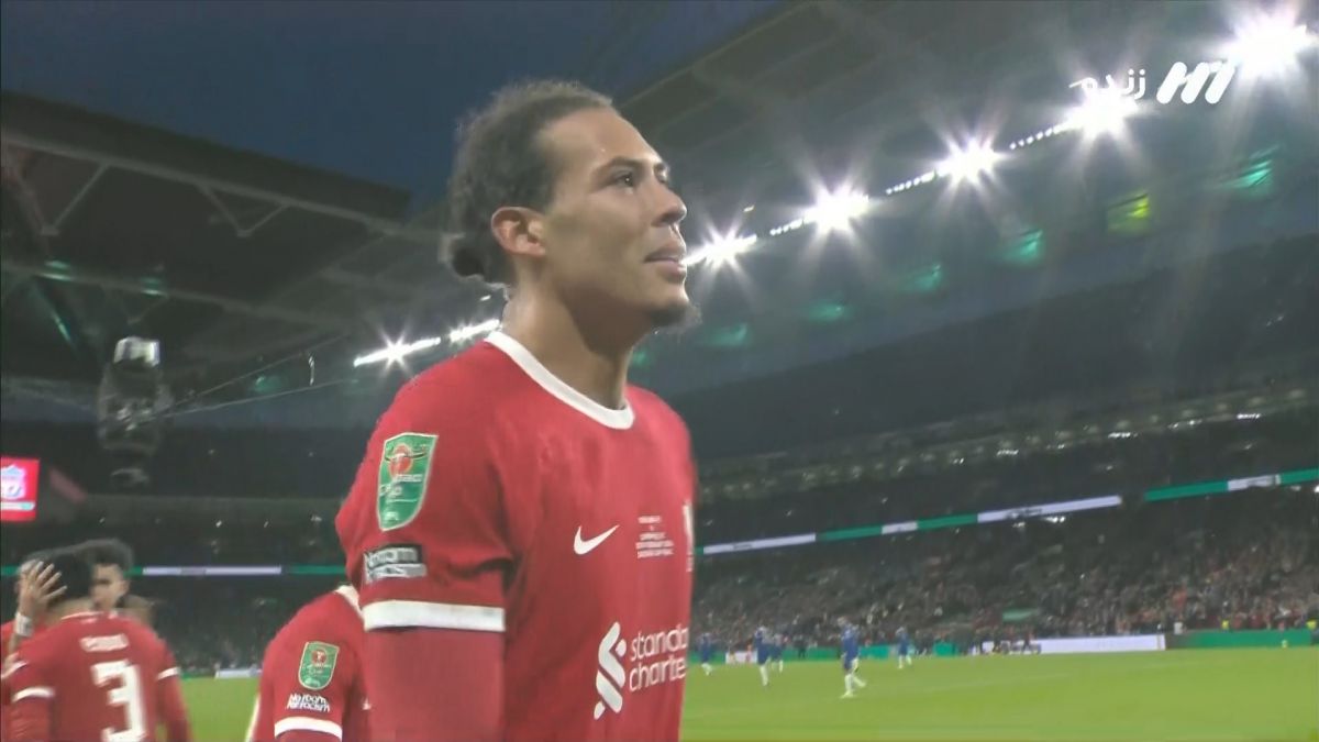 گل اول لیورپول به چلسی (فن دایک در دقیقه 118)