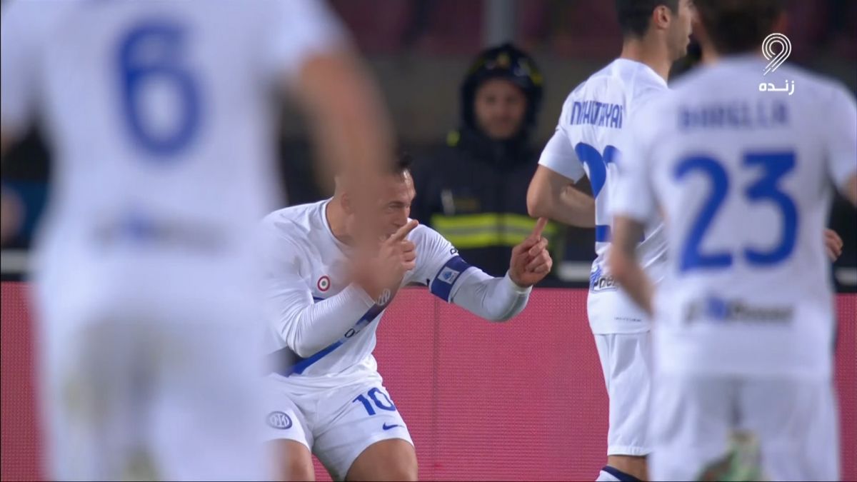 گل سوم اینتر به لچه (دبل مارتینز)