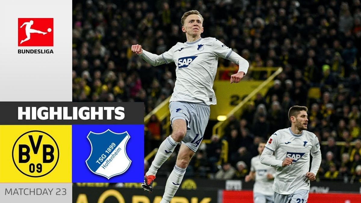 خلاصه بازی دورتموند 2-3 هوفنهایم