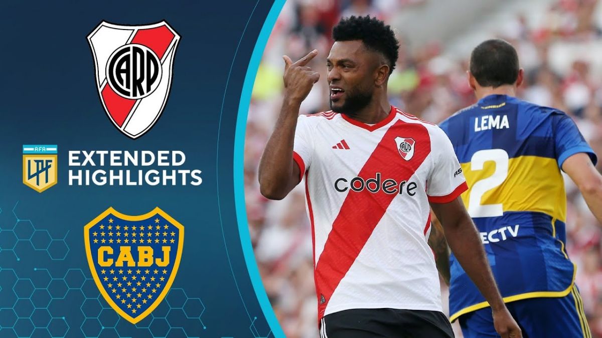 خلاصه بازی ریورپلاته 1-1 بوکاجونیورز