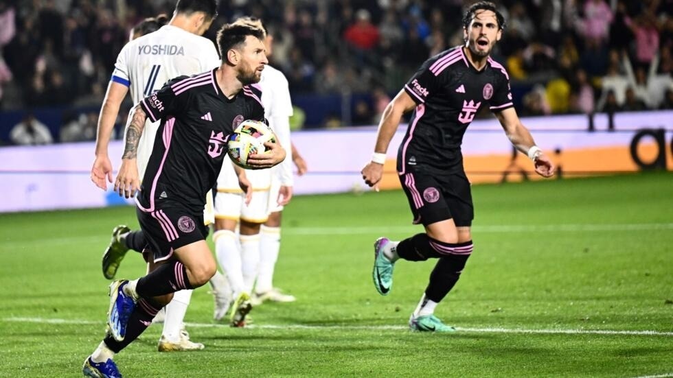 گل اول اینتر میامی به لس آنجلس گلکسی (لیونل مسی - پاس گل جوردی آلبا)