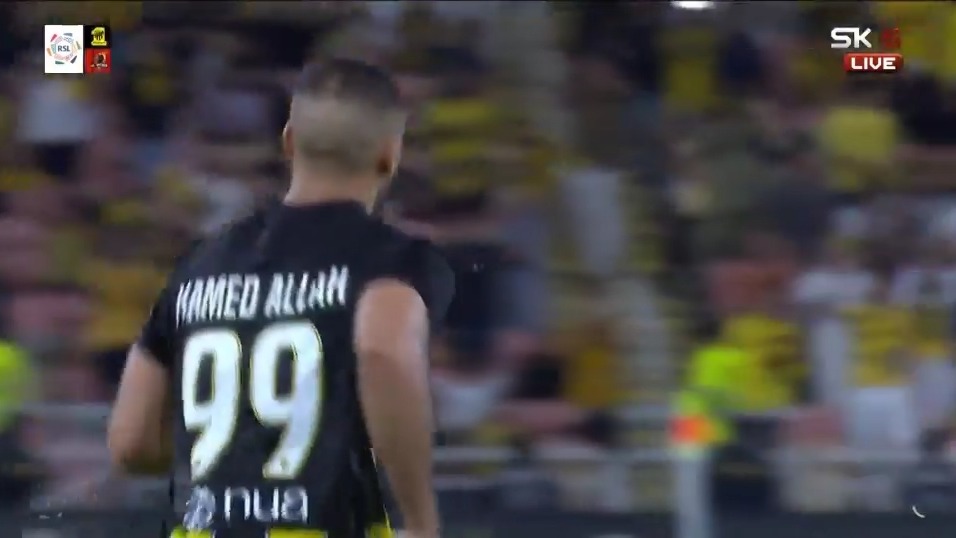 گل اول الاتحاد به الوحده عربستان (عبدالرزاق حمدالله)