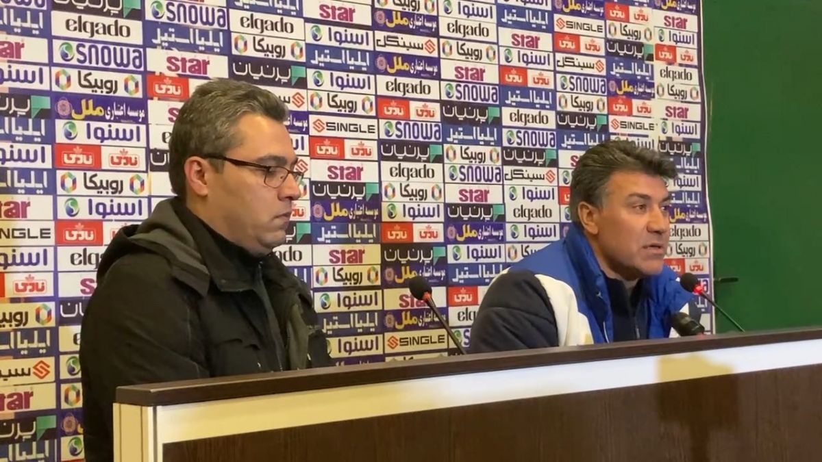 اختصاصی/ صحبت های محمد نوازی در نشست خبری بعد از بازی استقلال و سپاهان