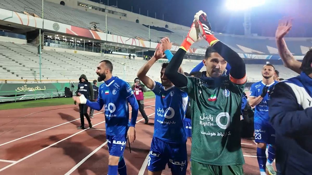 اختصاصی/ جشن و شادی بازیکنان استقلال و نکونام پس از برتری مقابل سپاهان