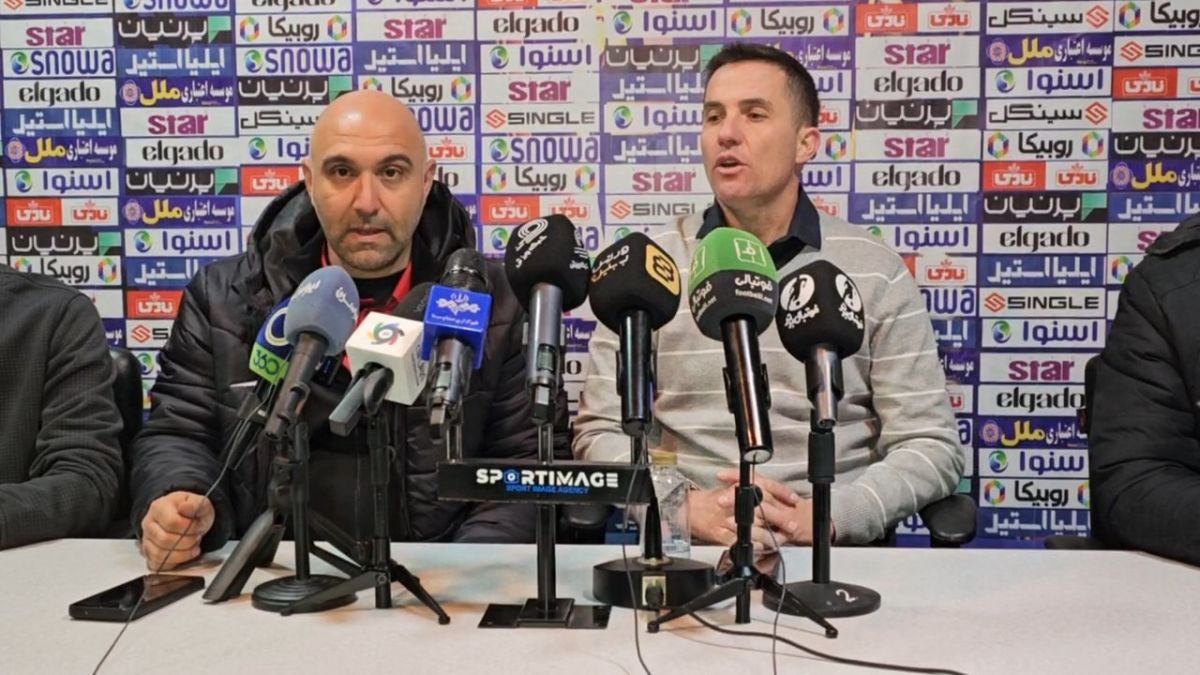 اختصاصی/ صحبت های اوسمار در نشست خبری پایان دیدار پرسپولیس و ذوب آهن