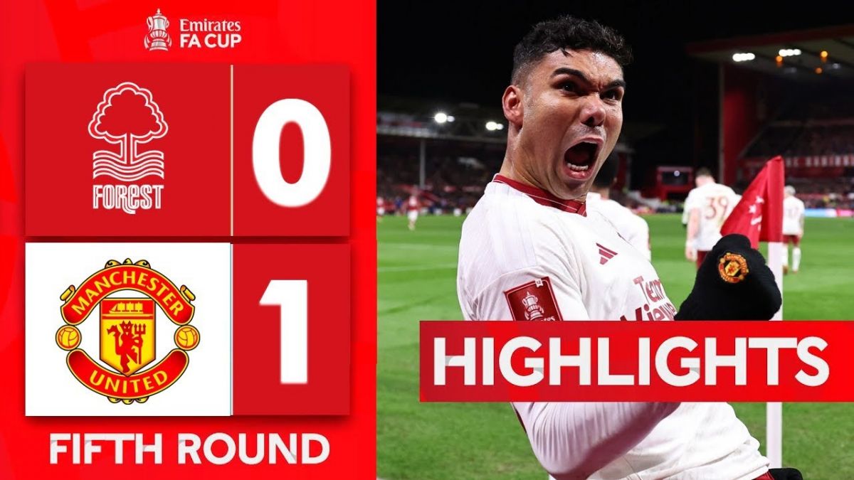 خلاصه بازی ناتینگهام فارست 0-1 منچستریونایتد (جام حذفی)