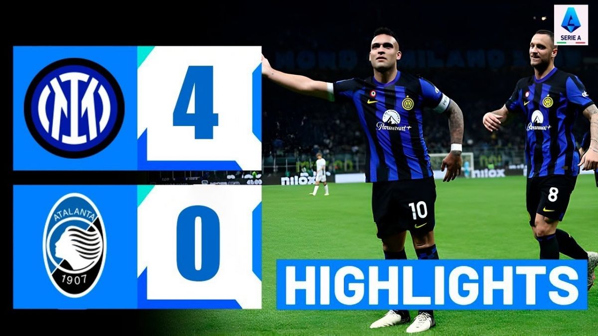 خلاصه بازی اینتر 4-0 آتالانتا