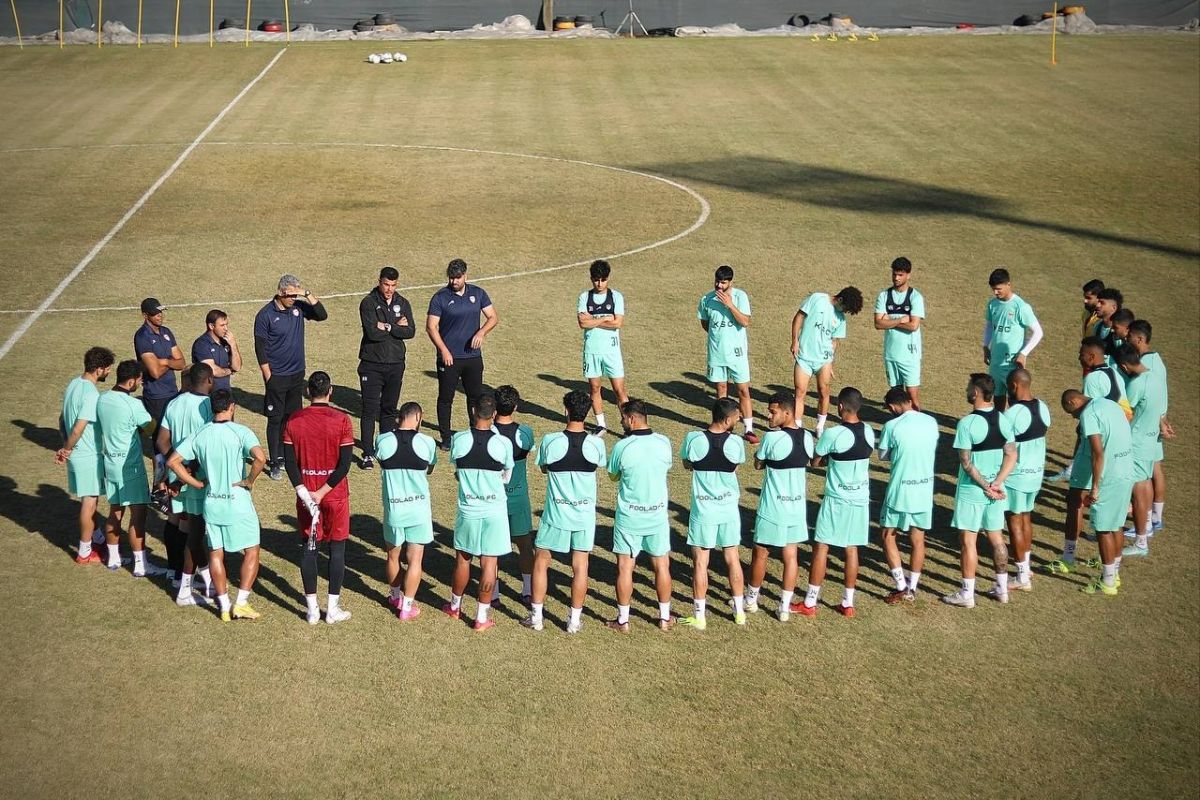 شروع تمرینات فولاد برای بازی با پرسپولیس