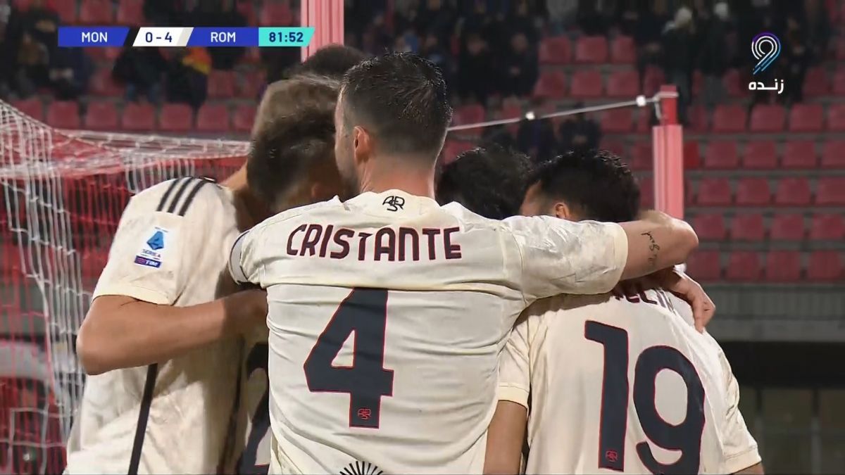 گل چهارم رم به مونزا (پاردس - پنالتی)