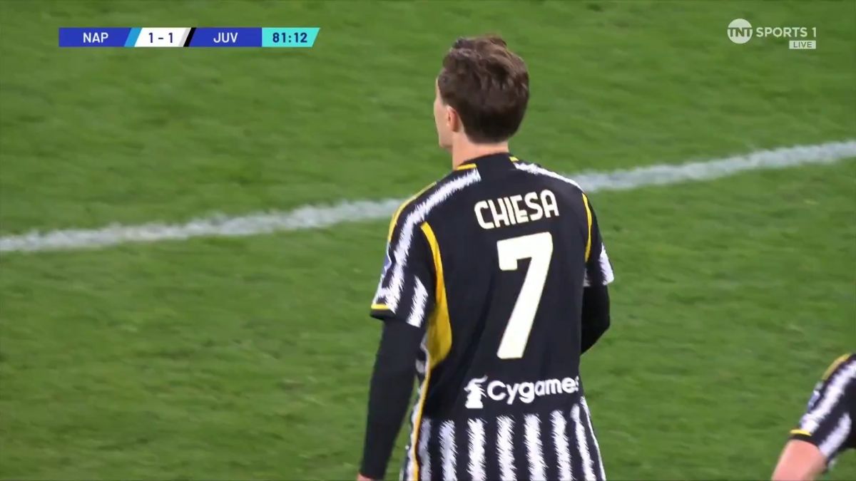 گل اول یوونتوس به ناپولی (کیه زا)