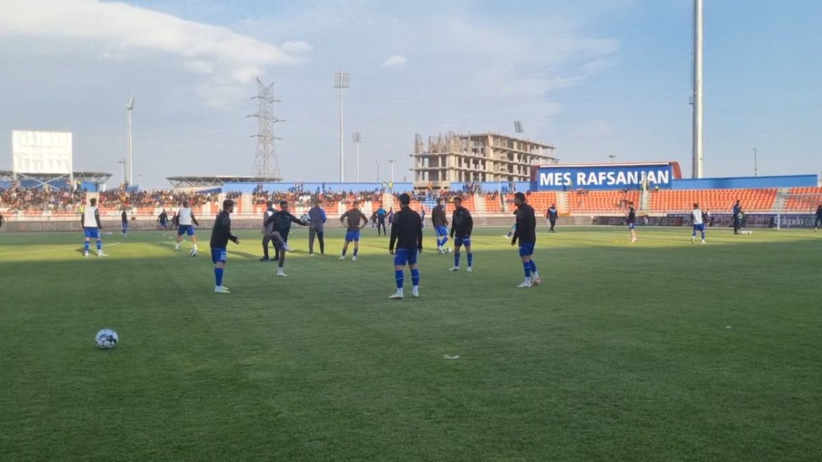 اختصاصی/ گرم کردن بازیکنان مس رفسنجان و استقلال