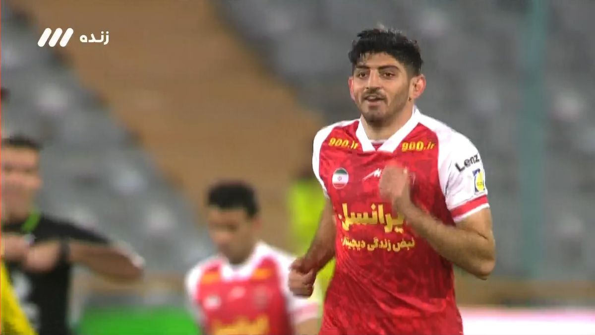 گل اول پرسپولیس به نفت و گاز گچساران (مهدی ترابی)