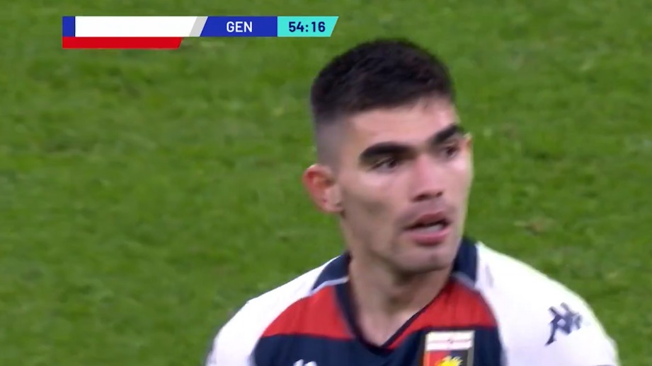 گل اول جنوا به اینتر (واسکز)