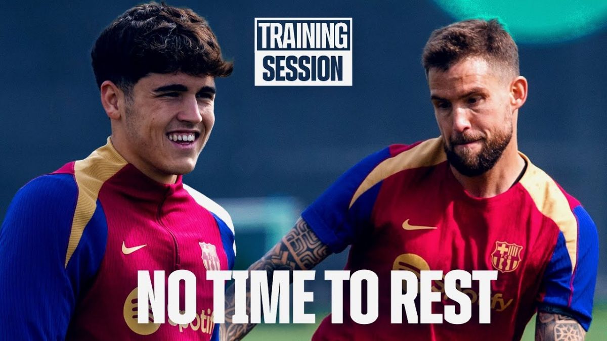 تمرین بارسلونا برای تقابل با مایورکا