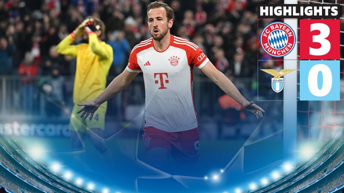 خلاصه بازی بایرن مونیخ 3-0 لاتزیو