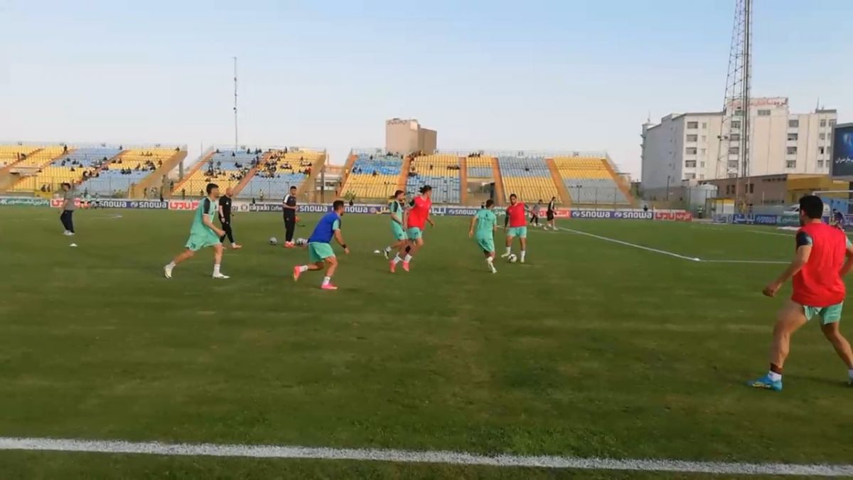 اختصاصی/ گرم کردن بازیکنان نفت آبادان و نساجی