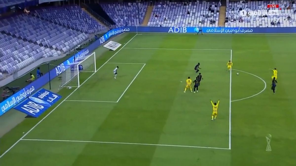 تاثیرگذاری مهدی قایدی روی گل اول الاتحاد کلبا به العین