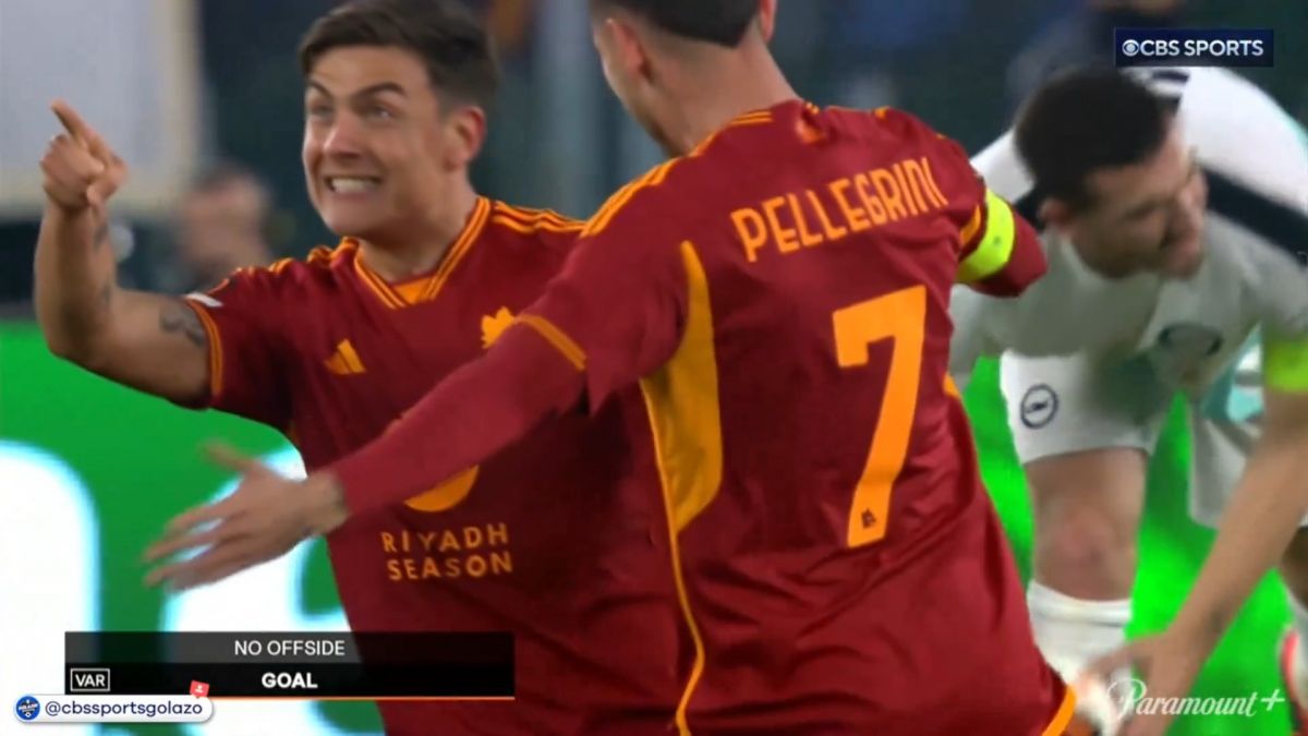 گل اول رم به برایتون (دیبالا)