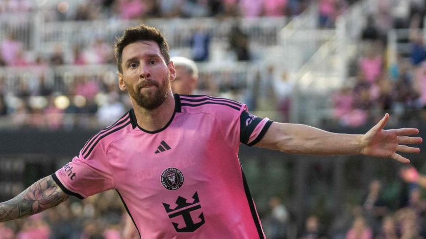 گل اول اینتر میامی به نشویل (شوت زبیای لیونل مسی)