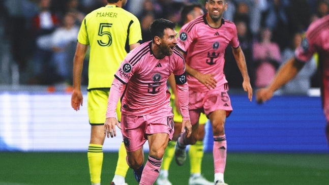 خلاصه بازی نشویل 2-2 اینتر میامی (گلزنی لیونل مسی و سوارز)