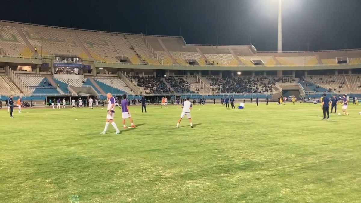 اختصاصی/ گرم کردن بازیکنان استقلال خوزستان و استقلال تهران