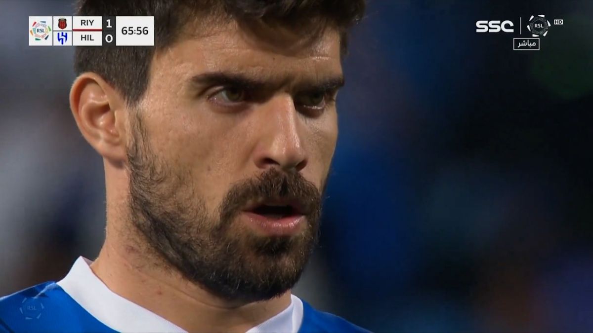 گل اول الهلال به الریاض (روبن نوس)