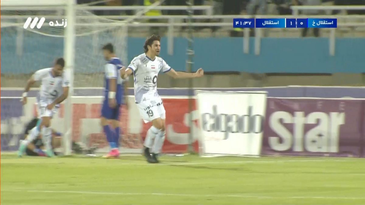 گل اول استقلال به استقلال خوزستان (بلانکو)