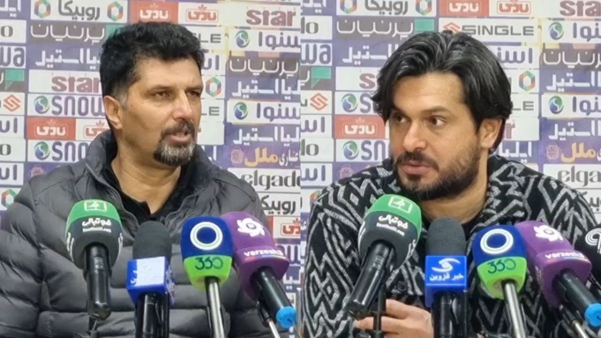 اختصاصی/ نشست خبری بازی شمس آذر 2-1 آلومینیوم اراک