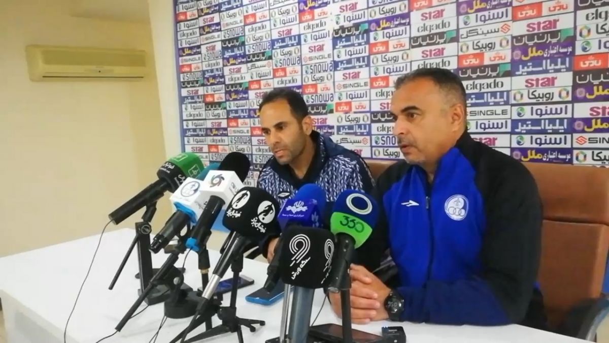 اختصاصی/ کنفرانس خبری مارکو مربی استقلال خوزستان پس از شکست مقابل استقلال