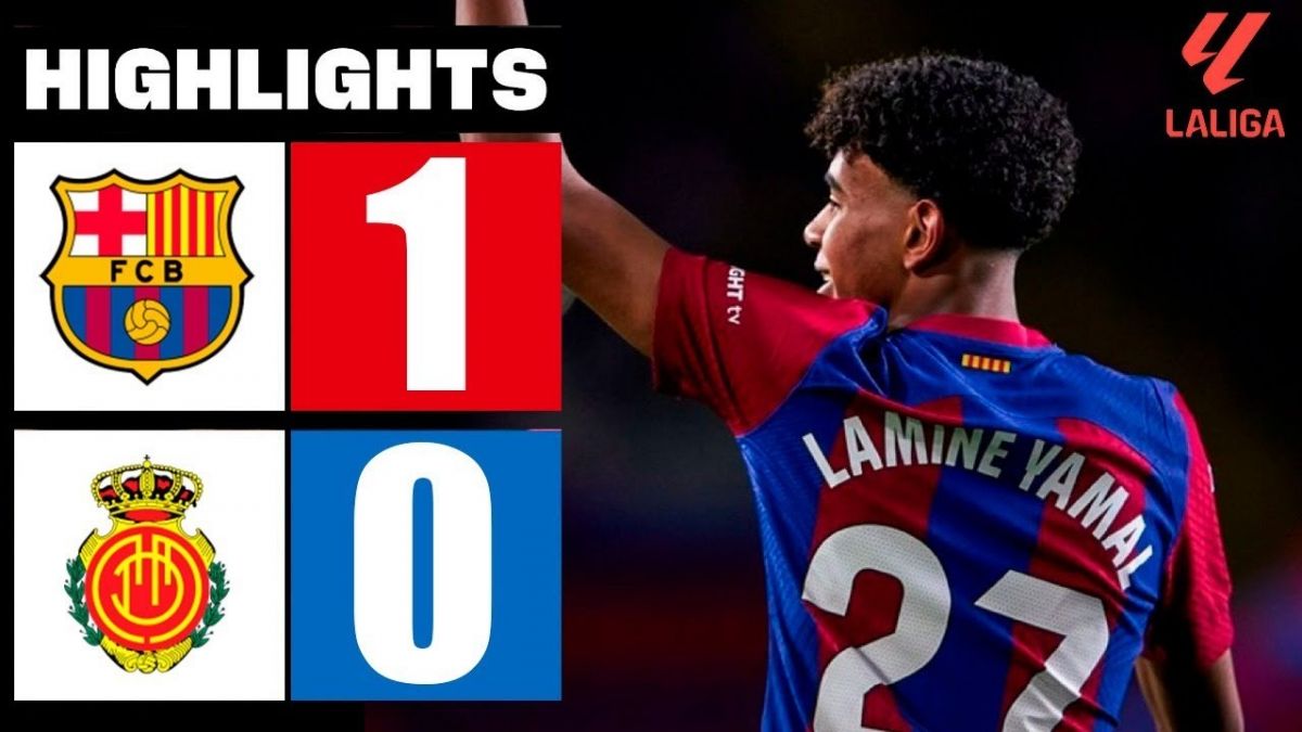 خلاصه بازی بارسلونا 1-0 مایورکا