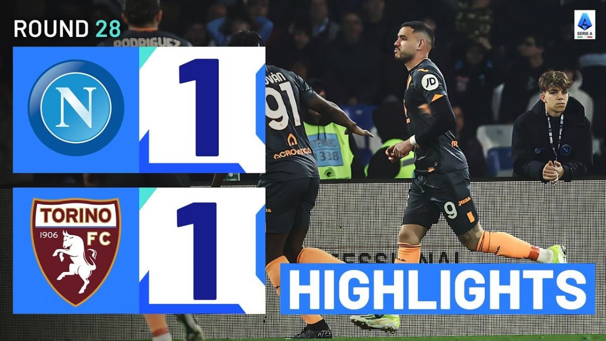 خلاصه بازی ناپولی 1-1 تورینو