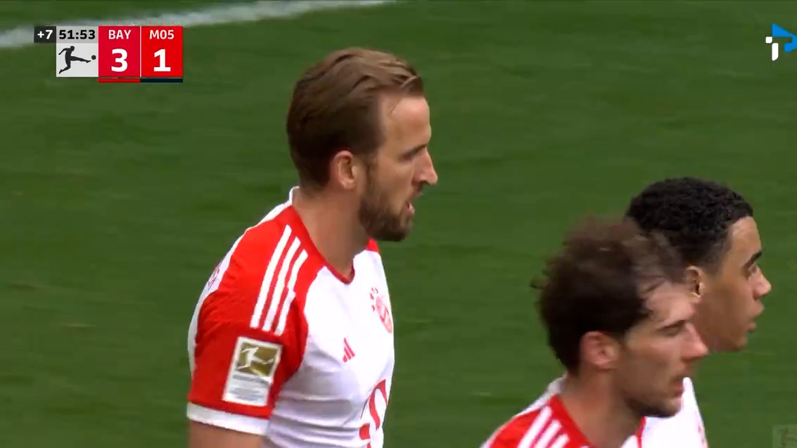 گل سوم بایرن مونیخ به ماینتس (دبل هری کین)