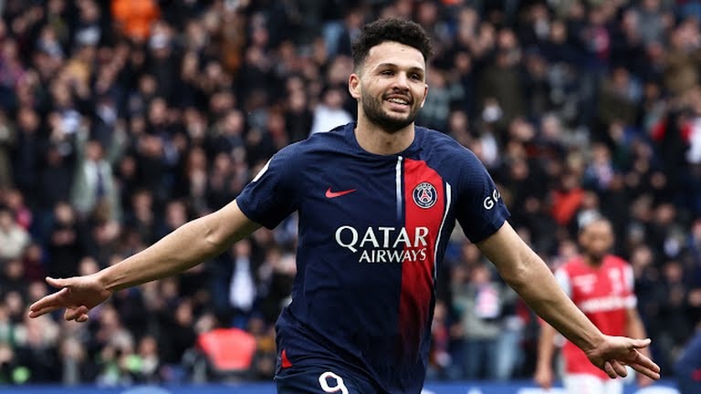 گل اول پاری سن ژرمن به رنس (گل به خودی عبدالحمید)