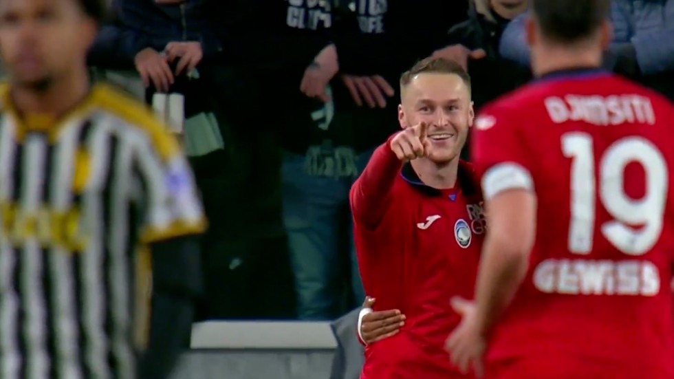 گل دوم آتالانتا به یوونتوس (دبل کوپمینرس)