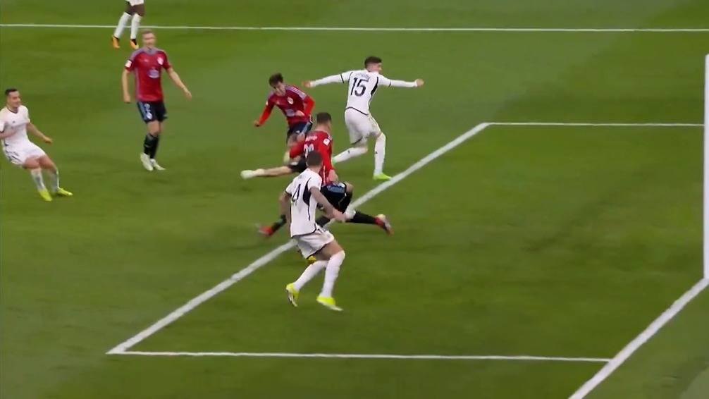 گل سوم رئال مادرید به سلتاویگو (گل به خودی دومینگوئز)