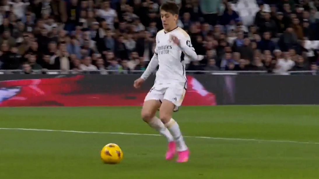 گل چهارم رئال مادرید به سلتاویگو (آردا گولر)