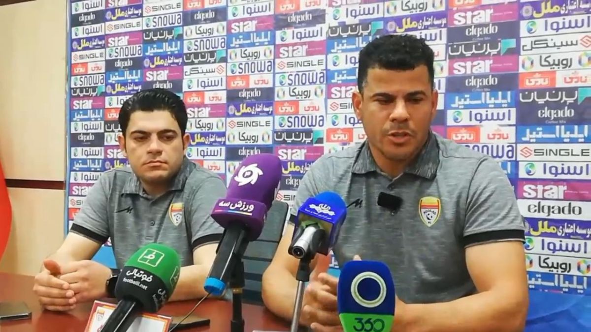 اختصاصی/ کنفرانس خبری آل نعمه سرمربی فولاد پیش از تقابل با سپاهان