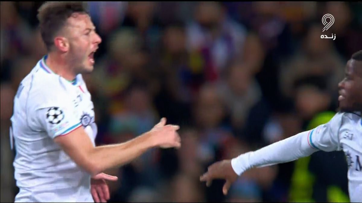 گل اول ناپولی به بارسلونا (امیر رحمانی)