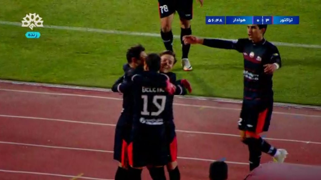 گل سوم تراکتور به هوادار (سوپرگل دلتیچ)