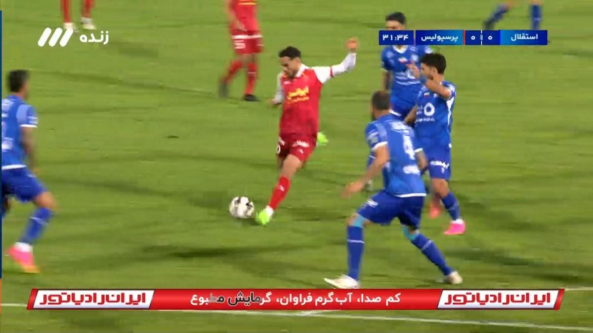 شوت ناگهانی اورونوف و واکنش خوب سید حسین حسینی