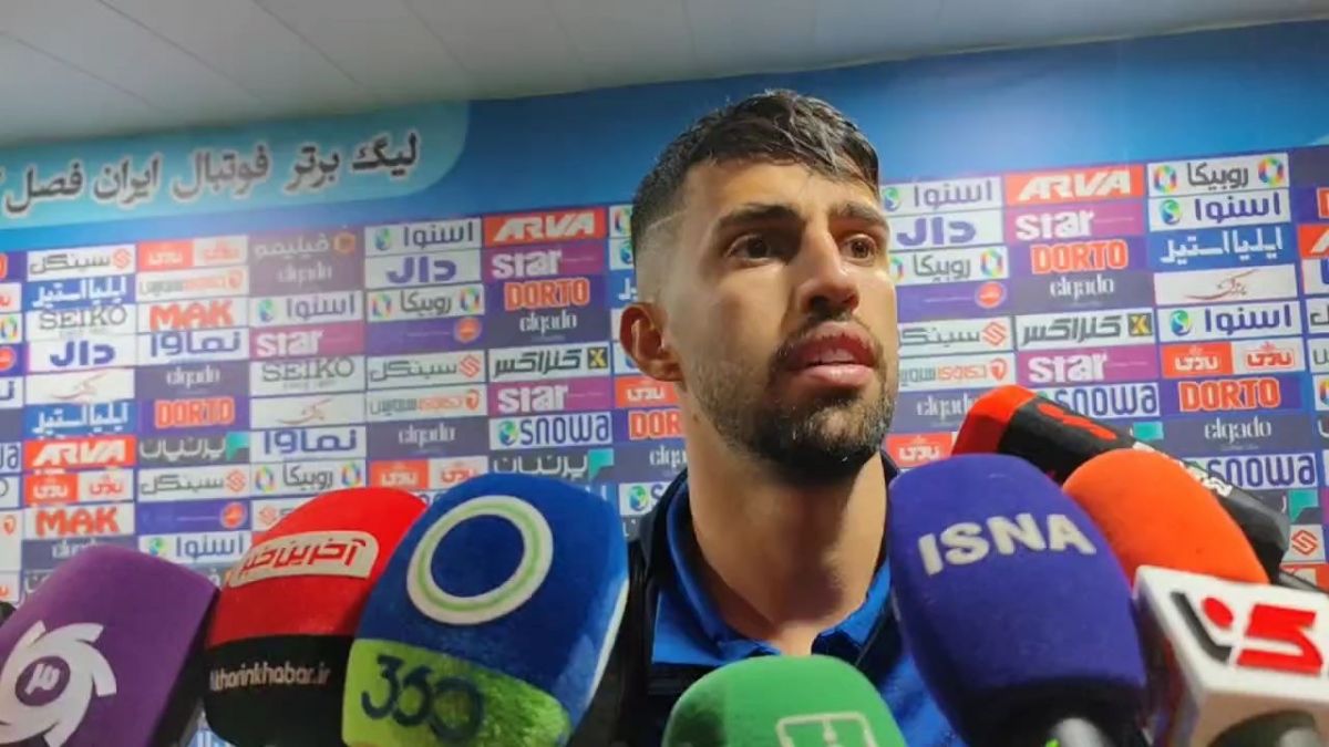 اختصاصی/ مصاحبه آرش رضاوند هافبک استقلال پس از تساوی مقابل پرسپولیس